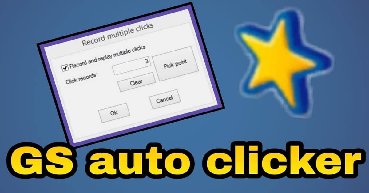 GS Auto Clicker là phần mềm tự động kích chuột auto click