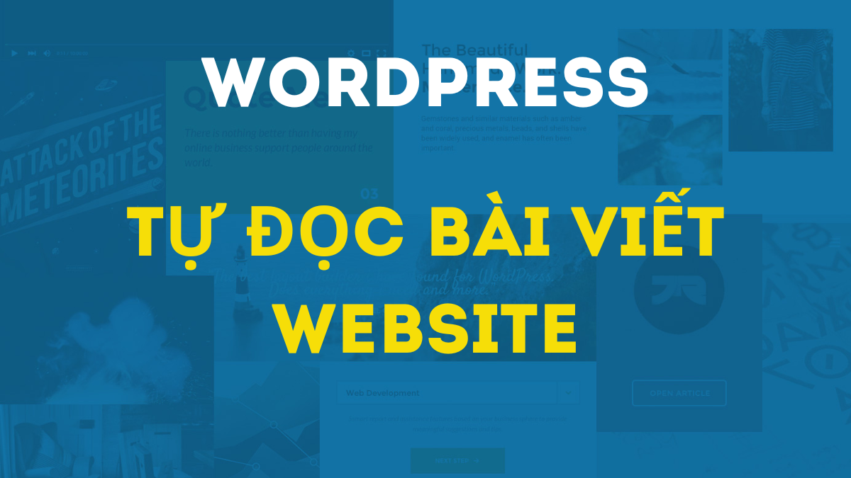 Đọc nội dung bài viết tự động với WebsiteVoice