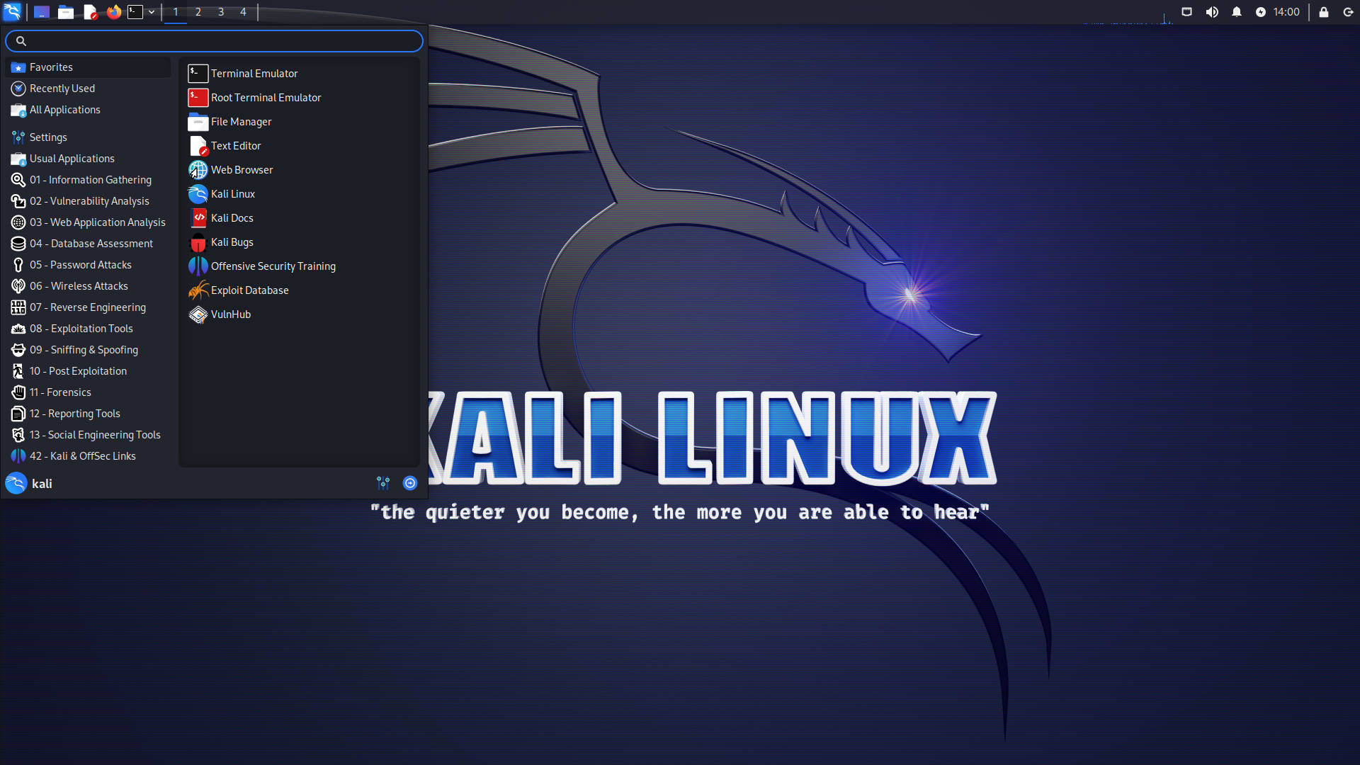 Hệ điều hành Kali Linux ẩn danh và kiểm thử xâm nhập